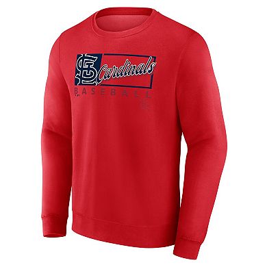 Men's Profile Red St. Louis Cardinals Big & Tall Pullover Sweatshirt
