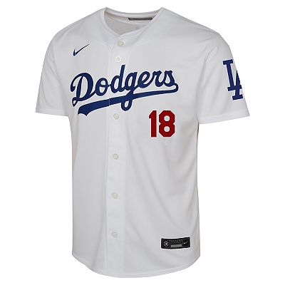 Youth Nike Yoshinobu Yamamoto White Los Angeles Dodgers Home