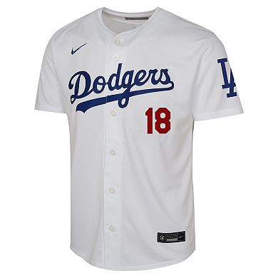 Youth Nike Yoshinobu Yamamoto White Los Angeles Dodgers Home Limited Player Jersey