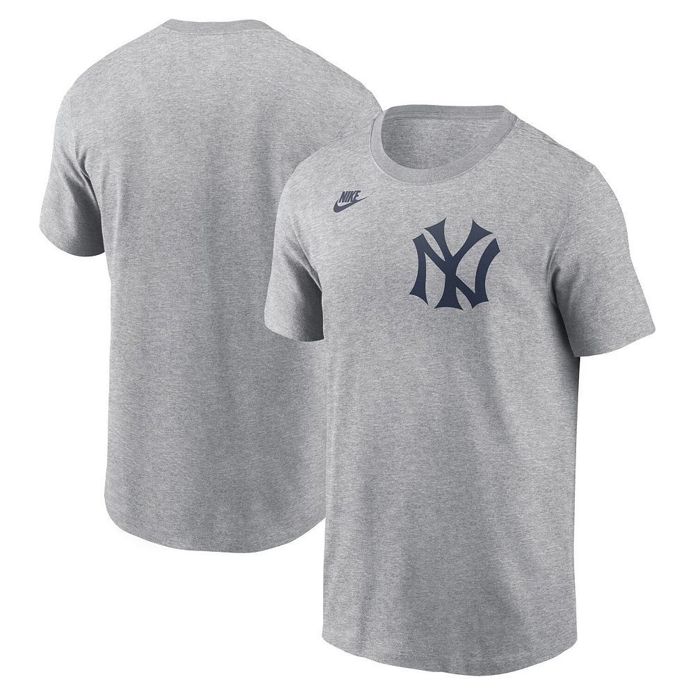 Men's Nike Heather Charcoal New York Yankees Cooperstown Wordmark