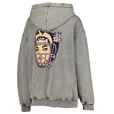 Women's The Wild Collective Gray Chicago Bears x Ellen Ma 2024 Women's History Month Collection Pullover Hoodie
