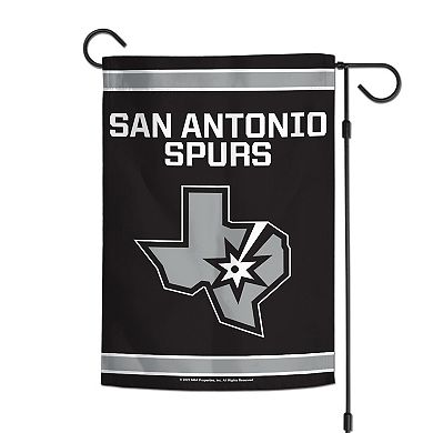 WinCraft San Antonio Spurs 12'' x 18'' Double-Sided Garden Flag