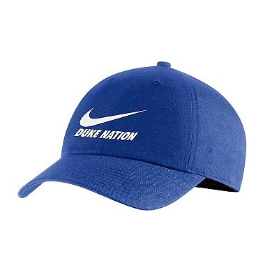 Men's Nike Royal Duke Blue Devils Heritage86 Campus Adjustable Hat