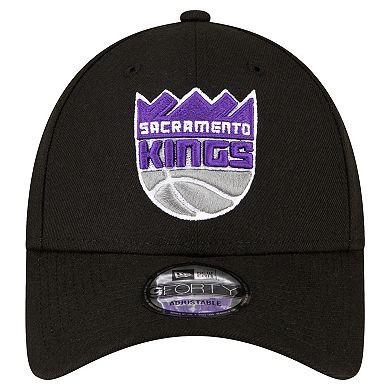 Men's New Era Black Sacramento Kings The League 9FORTY Adjustable Hat