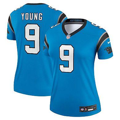 Women's Nike Bryce Young Blue Carolina Panthers  Legend Jersey