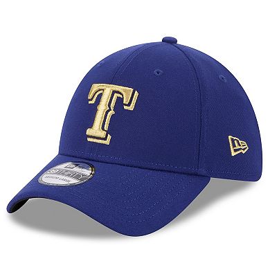 Men's New Era Royal Texas Rangers 2024 Gold Collection 39THIRTY Flex Hat