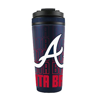 Atlanta Braves 26oz. 4D Stainless Steel Shaker Bottle