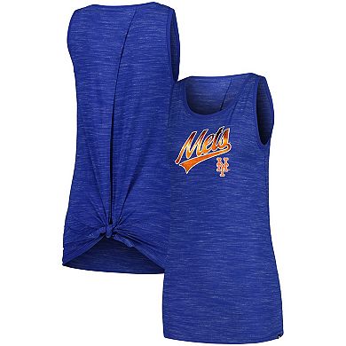 Women's New Era Royal New York Mets Space-Dye Active Tank Top