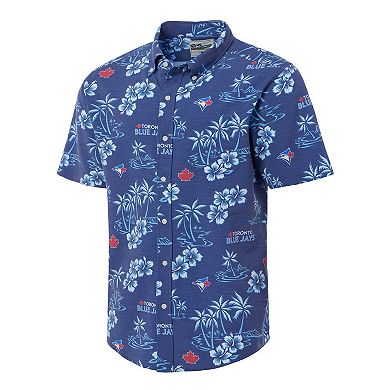 Men's Reyn Spooner Navy Toronto Blue Jays Kekai Button-Down Shirt