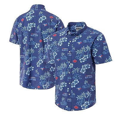 Men's Reyn Spooner Navy Toronto Blue Jays Kekai Button-Down Shirt