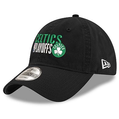Men's New Era Black Boston Celtics 2024 NBA Playoffs 9TWENTY Adjustable Hat