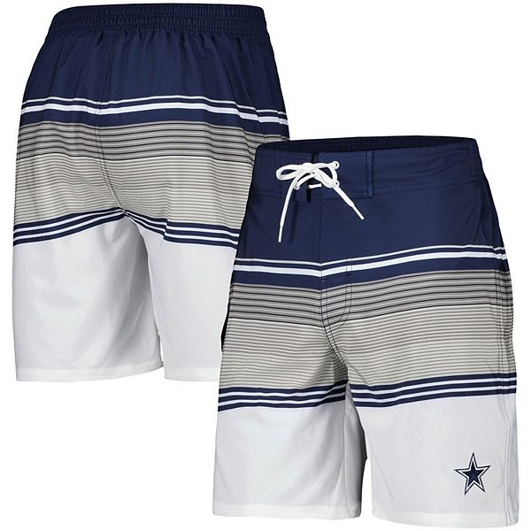 Men's G-III Extreme Navy Dallas Cowboys Jump Shot Volley Swim Trunks