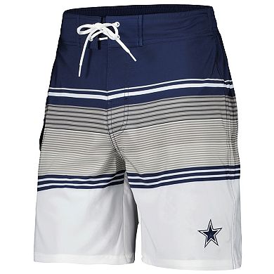 Men's G-III Extreme Navy Dallas Cowboys Jump Shot Volley Swim Trunks