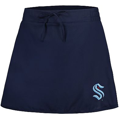 Women's Columbia Deep Sea Blue Seattle Kraken Lakewood Pines Omni-Wick Skort