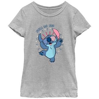 Disney's Lilo & Stitch Sparkle And Shine Girls Graphic Tee