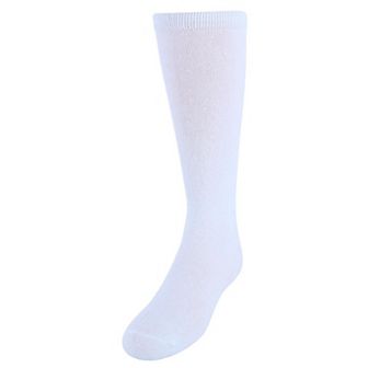 Girl's Solid Colored Soft Uniform Knee High Socks (1 Pair)