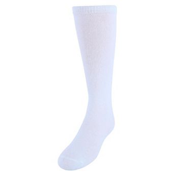 Girl's Solid Colored Soft Uniform Knee High Socks (1 Pair)