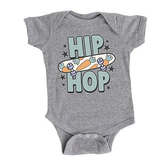 Hip Hop Skateboard Baby Bodysuit