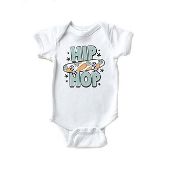 Hip Hop Skateboard Baby Bodysuit