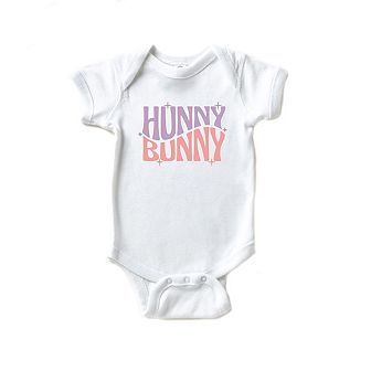 Hunny Bunny Wavy Stars Baby Bodysuit