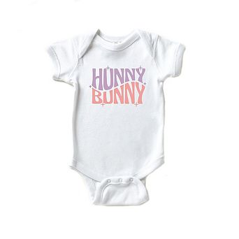Hunny Bunny Wavy Stars Baby Bodysuit