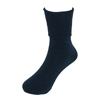 School Uniform Seamless Turn Cuff Anklet Socks (6 Pair Pack)
