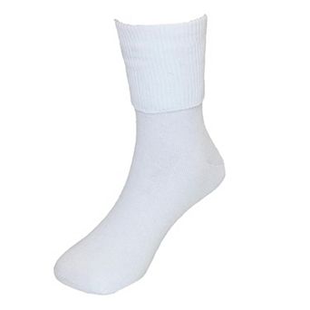 School Uniform Seamless Turn Cuff Anklet Socks (6 Pair Pack)