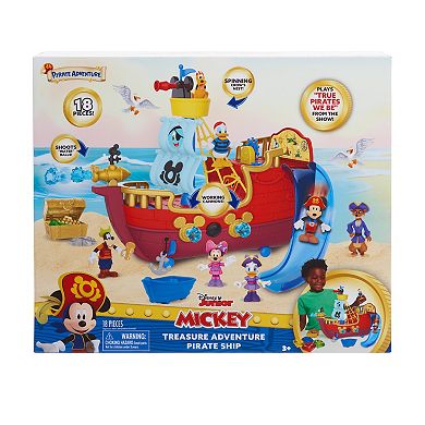 Disney Junior Mickey Mouse Funhouse Treasure Adventure Pirate Ship