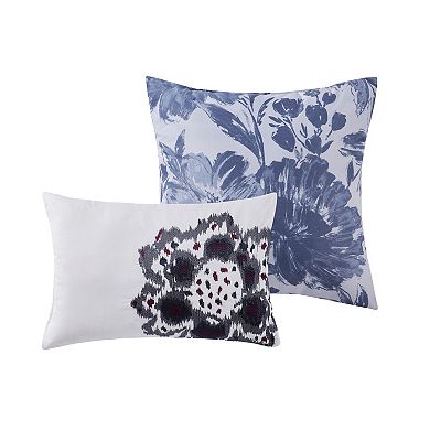 VCNY Home Danny 5-Piece Blue Floral Reversible Quilt Set