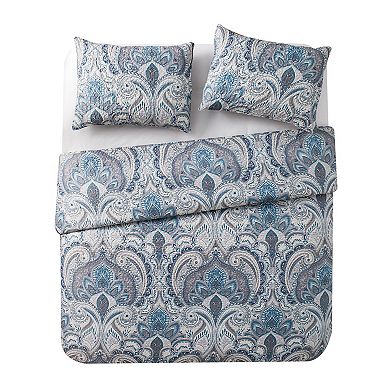 VCNY Home Lawrence 3-Piece Pinsonic Damask Quilt Set