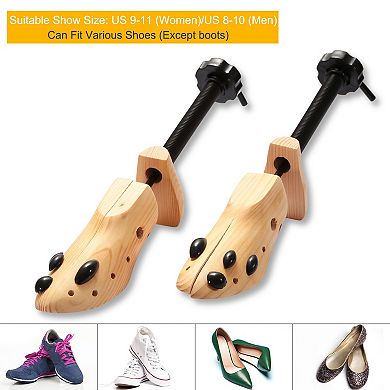 Shoe Stretcher Adjustable 2-way Shoe Widener Expander For Length And Width Set Of 2