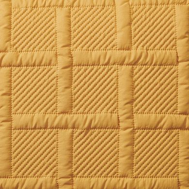 VCNY Home Square 3 pc Square Pinsonic Textured Quilt Set
