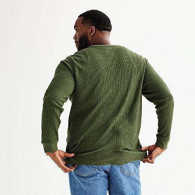 Big & Tall Sonoma Goods For Life® The Essential Waffle Thermal Tee