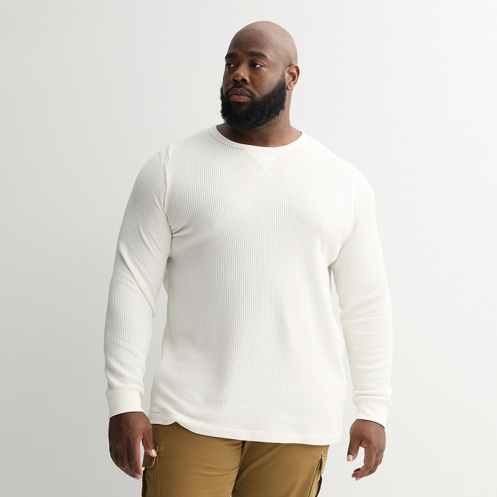 Big & Tall Sonoma Goods For Life® The Essential Waffle Thermal Tee