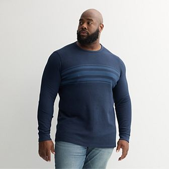 Big & Tall Sonoma Goods For Life® The Essential Waffle Thermal Tee