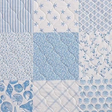 Laura Ashley Colleens Coastal Quilt Set