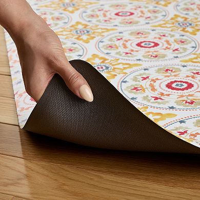 Fiesta Postiano Tiles Geo Textured Anti Fatigue Comfort Kitchen Mat