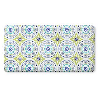 Fiesta Postiano Tiles Geo Textured Anti Fatigue Comfort Kitchen Mat