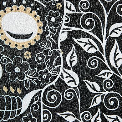 Fiesta Skull & Vine Floral Sugar Skull Anti-Fatigue Comfort Kitchen Mat