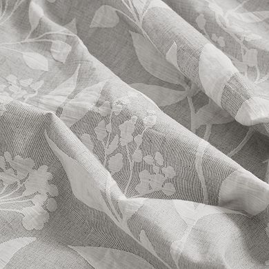 Croscill 1-Panel Winslow Floral Light Filtering Window Curtain