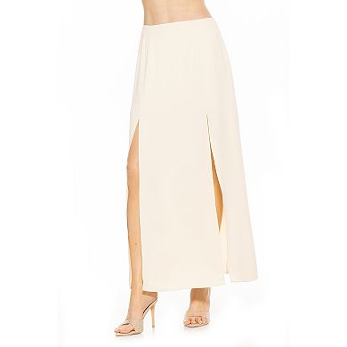 Women's ALEXIA ADMOR Sansa Side Slit Detail Maxi Pencil Skirt