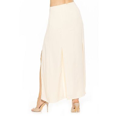 Women's ALEXIA ADMOR Sansa Side Slit Detail Maxi Pencil Skirt