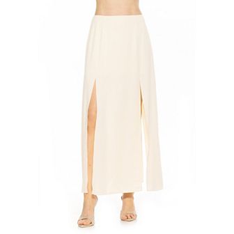 Women's ALEXIA ADMOR Sansa Side Slit Detail Maxi Pencil Skirt