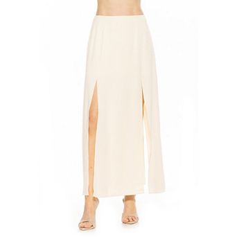 Women's ALEXIA ADMOR Sansa Side Slit Detail Maxi Pencil Skirt