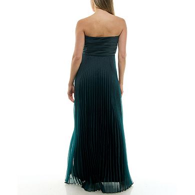 Women's Taylor Dress Strapless Pleated Gown