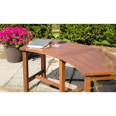 Evergreen Enterprises Eucalyptus Curved Bench