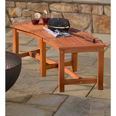 Evergreen Enterprises Eucalyptus Curved Bench