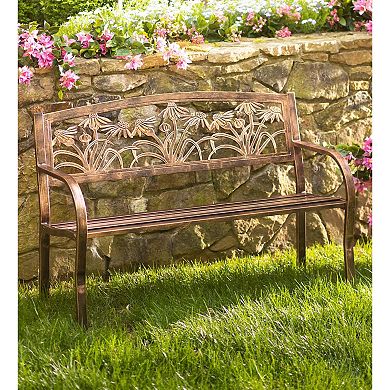 Evergreen Enterprises Metal Coneflower Bench