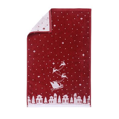 St. Nicholas Square® Santa Sleigh Hand Towel