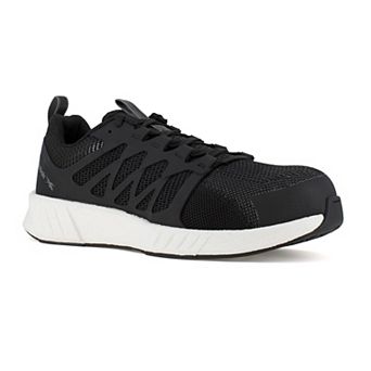Reebok Work Fusion Flexweave Men's Blackout Composite Toe ESD Shoes